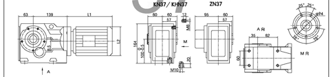K37減速機(jī)扭力臂安裝